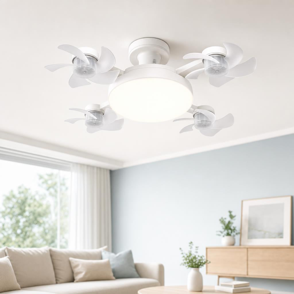 Cool breeze and cozy light, from one bulb socket.